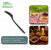 Disposable Plastic Heavy Weight Forks Unwrapped