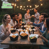 #1 Black Paper Take Out Food Containers with Closeable Lid