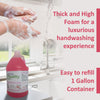 1 Gallon - Liquid Hand Soap Refill, Pink Color, Floral Scent Hand Wash