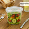 24oz Deli Container with Lid - Secure Disposable Food Storage