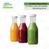 50oz Clear Plastic Heavy Duty Carafes Large Water Pitcher