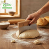 DSC-3, Wooden Hdl, S/S Blade Dough Scraper