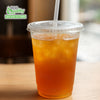Disposable Clear Flat Plastic Cold Cup Lids For (12oz,14oz,16oz,20oz,24oz) Cups PET Lids 98MM