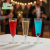 Elegant 5oz Champagne Flute Stemware - Disposable Glassware for Special Occasions