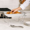 Chafing Wire Buffet Rack - Stand Chrome Frame for Full Size Serving Pans, Full Size Chafing Dish Stand, Food Warmer for Catering, Events, Weddings, Parties, Birthdays