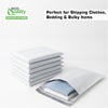 24x24 Large White Postal Poly Shipping Bags - Envelope Mailer with Self Adhesive, Waterproof and Tear-Proof