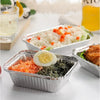 Aluminum Pan Oblong Take Out Foil Baking Containers with Dome Lids (1LB, 1 1/2LB, 2 1/2LB) (Shallow & Deep)
