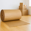 Kraft bubble roll non perforated wrap for shipping 48x250 inches
