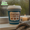 New York Greek Style Insulated Paper Hot Cold Cups with White Dome Lids