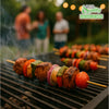 12 Inch Bamboo Skewers - Biodegradable, Sturdy, Eco-Friendly, Reusable, Great for BBQ, Grilling and more!