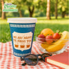 New York Greek Style Insulated Paper Hot Cold Cups with White Flat Lids