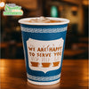 New York Greek Style Insulated Paper Hot Cold Cups