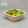 32oz Eco Friendly Disposable Square Bowls Compostable Container with Dome Lids