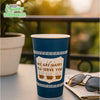 New York Greek Style Insulated Paper Hot Cold Cups