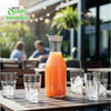 50oz Clear Plastic Heavy Duty Carafes Large Water Pitcher