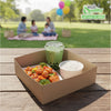 Kraft Paperboard 4 Corner Pop Up Food Tray