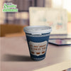 New York Greek Style Insulated Paper Hot Cold Cups with White Flat Lids