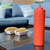 24 Oz Red Plastic Condiment Squeeze Bottles Squirt Bottle for Sauces, Dressing, Arts and Crafts, Ketchup, Mustard, Oil, BBQ - Reusable