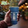 New York Greek Style Insulated Paper Hot Cold Cups