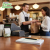 Green Guest Check Pads 2 Part Carbonless - 50 Pages per Server Pad - Notepad for Waiter, Waitress and Restaurants Server Book (4.2 x 7.2 inches)