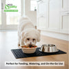 Round Compostable Bowls for Pets Disposable Dog Food Bowls Plant Fiber Pet Feeding Heavy Duty
