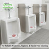 Heavy Duty Urinal Screen and Deodorizer with Non-para Block - Universal Fit - Urinal Scent Cakes with Cherry Fragrance - Great for Hotels, Restaurants, Schools, Offices and Janitorial Supplies