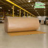 Kraft bubble roll non perforated wrap for shipping 48x250 inches