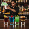 1 oz. Clear Tall Shot Whiskey Glasses