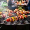 12 Inch Bamboo Skewers - Biodegradable, Sturdy, Eco-Friendly, Reusable, Great for BBQ, Grilling and more!