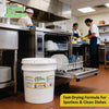 EcoQuality Low Temperature Dish Washing Machine Sanitizer 5gal Pail