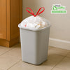 Plastic Trash Bags - White Tall Kitchen Garbage Bags (13 Gallon)