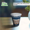 New York Greek Style Insulated Paper Hot Cold Cups with White Flat Lids