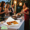 #2 White Paper Take Out Food Containers with Closeable Lid