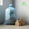 Plastic Strong Blue Recycling Trash Bags Wastebasket Receptacle Can Liner Large Heavy Duty Garbage Bags (46 Gallon)