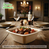 Eco Friendly Disposable Square Bowls Compostable Container