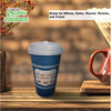 New York Greek Style Insulated Paper Hot Cold Cups with White Dome Lids