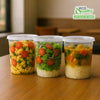 24oz Deli Container with Lid - Secure Disposable Food Storage