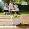 Disposable White Paper Souffle Cup with Rolled Rim