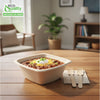 42oz Eco Friendly Disposable Square Bowls Compostable Container