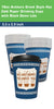 Anthora Greek Style Paper Hot Cold Cups with Black Dome Lids