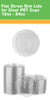 Disposable Clear Flat Plastic Cold Cup Lids For (12oz,14oz,16oz,20oz,24oz) Cups PET Lids 98MM