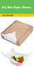 Dry Waxed Deli Paper Sheets Grease Resistant Wrapping 12x15 Inches