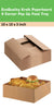Kraft Paperboard 4 Corner Pop Up Food Tray
