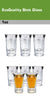 1 oz. Clear Tall Shot Whiskey Glasses