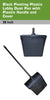 Pivoting Plastic Lobby Dust Pan with Plastic Handle with Cover 38