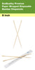 9 Inch Premium Paper Wrapped Disposable Bamboo Chopsticks - Japanese Disposable Chopsticks Bulk Certified Quality by EcoQuality