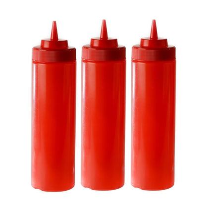 Squeeze Bottle Red 24oz – Durable