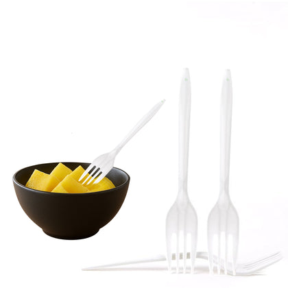 Disposable Plastic Wrapped Cutlery Kit 6 in 1 - Fork/Spoon/Knife/Napkin/Salt/Pepper