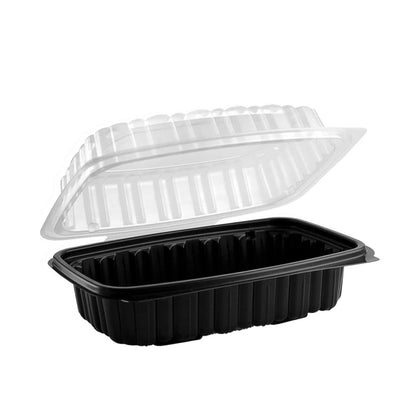 EcoQuality 9x9 inch hinged clamshell takeout container compostable