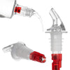 Liquor Measured Bottle Pourers - Collared Automatic Measured Bottle Pourer (0.5oz, 0.75oz, 1oz)